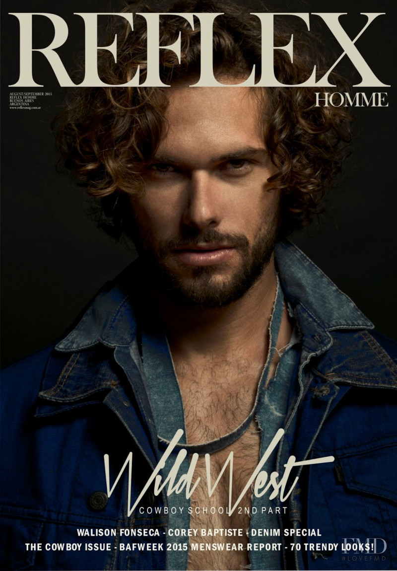 Walison Fonseca featured on the Reflex Homme cover from August 2015