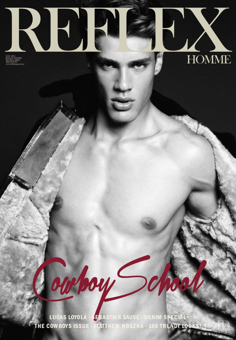 Lucas Loyola featured on the Reflex Homme cover from July 2015