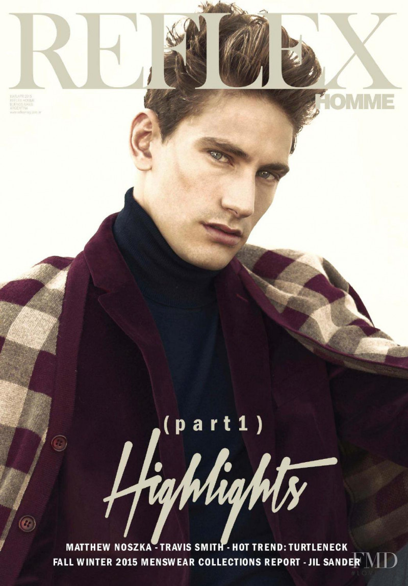 Nuel McGough featured on the Reflex Homme cover from March 2015