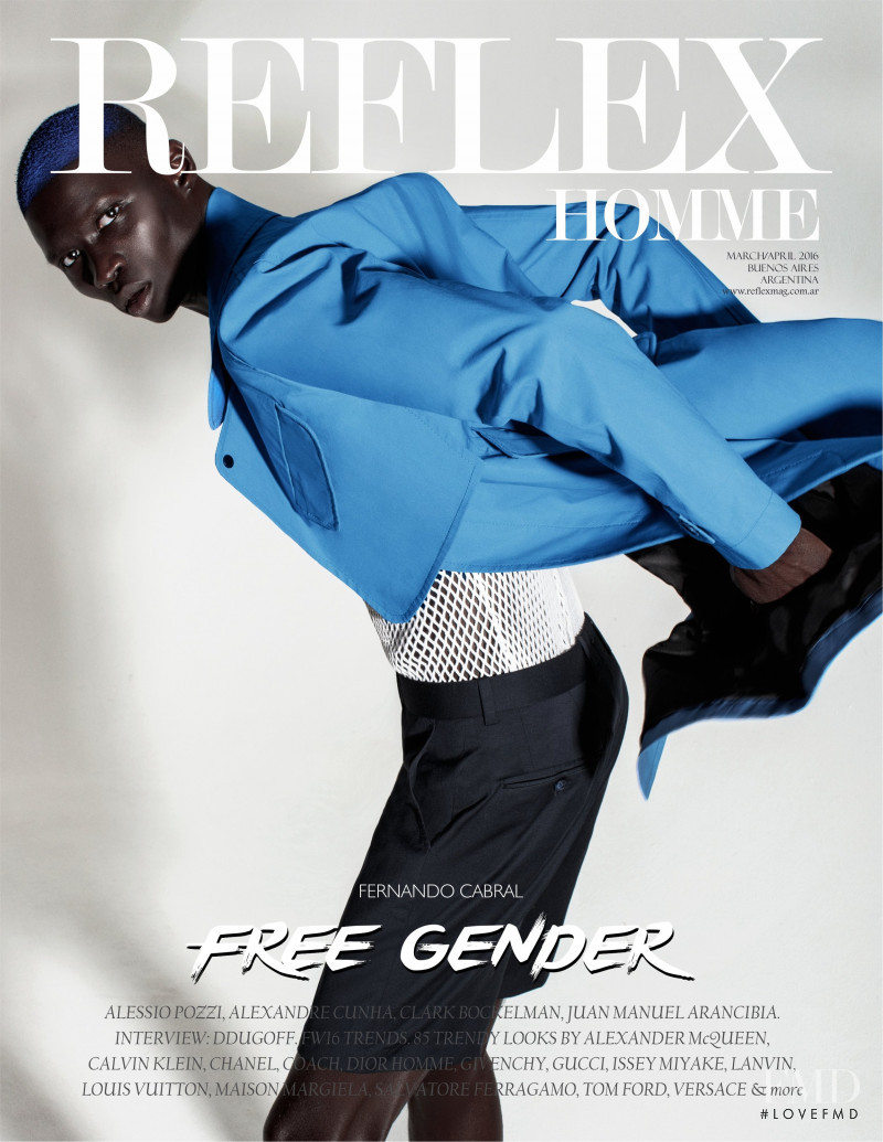 Fernando Cabral featured on the Reflex Homme cover from March 2016