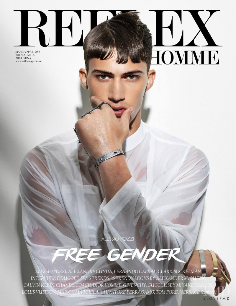 Alessio Pozzi featured on the Reflex Homme cover from March 2016