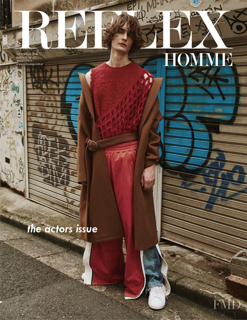 Vivien Lawson featured on the Reflex Homme cover from September 2016