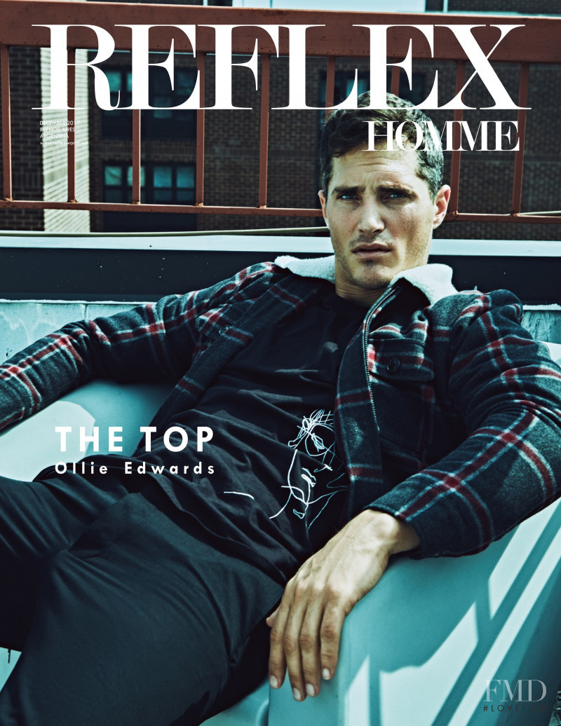 Ollie Edwards featured on the Reflex Homme cover from December 2017