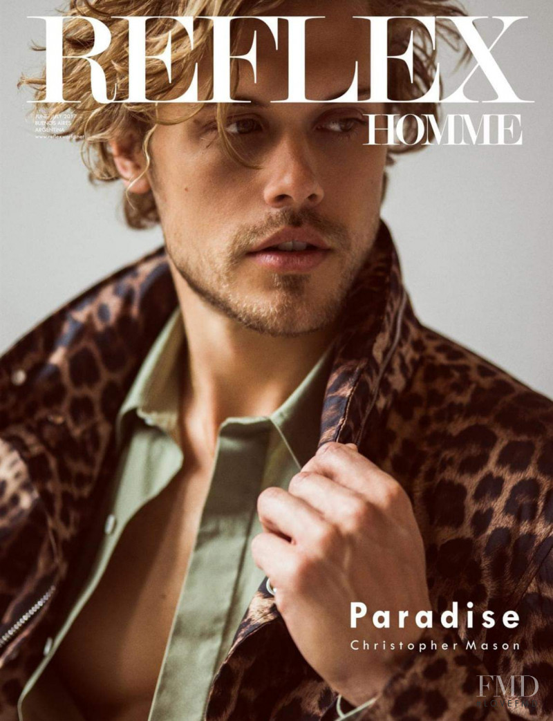 Christopher Mason featured on the Reflex Homme cover from June 2017