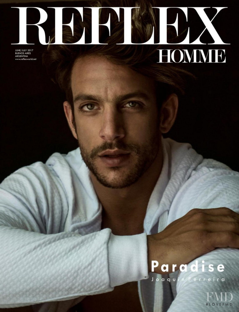 Joaquín Ferreira featured on the Reflex Homme cover from June 2017