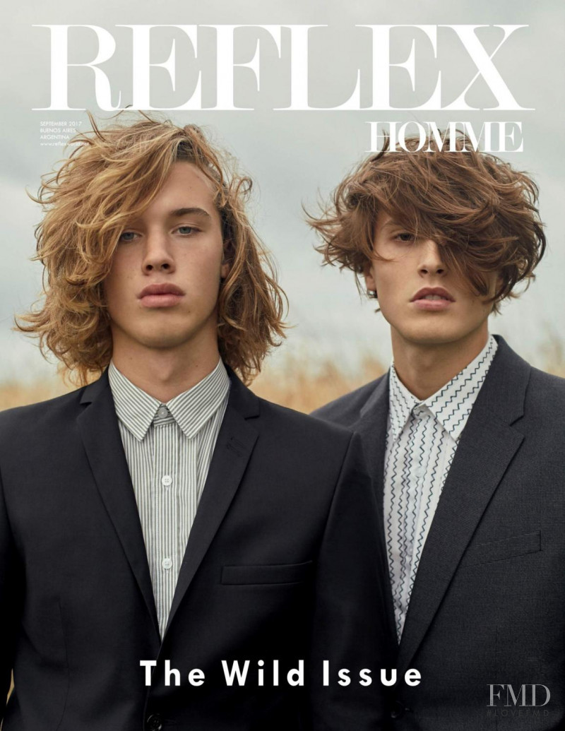 Bautista Montalvo, Felipe Moran featured on the Reflex Homme cover from September 2017