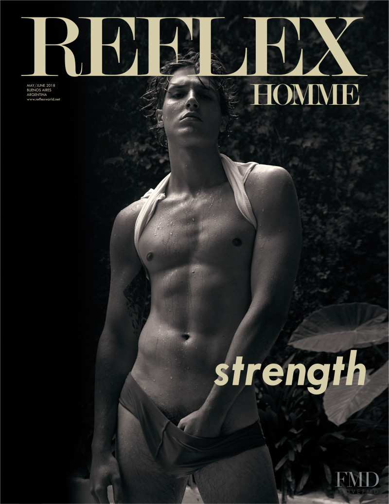 Felipe Moran featured on the Reflex Homme cover from May 2018