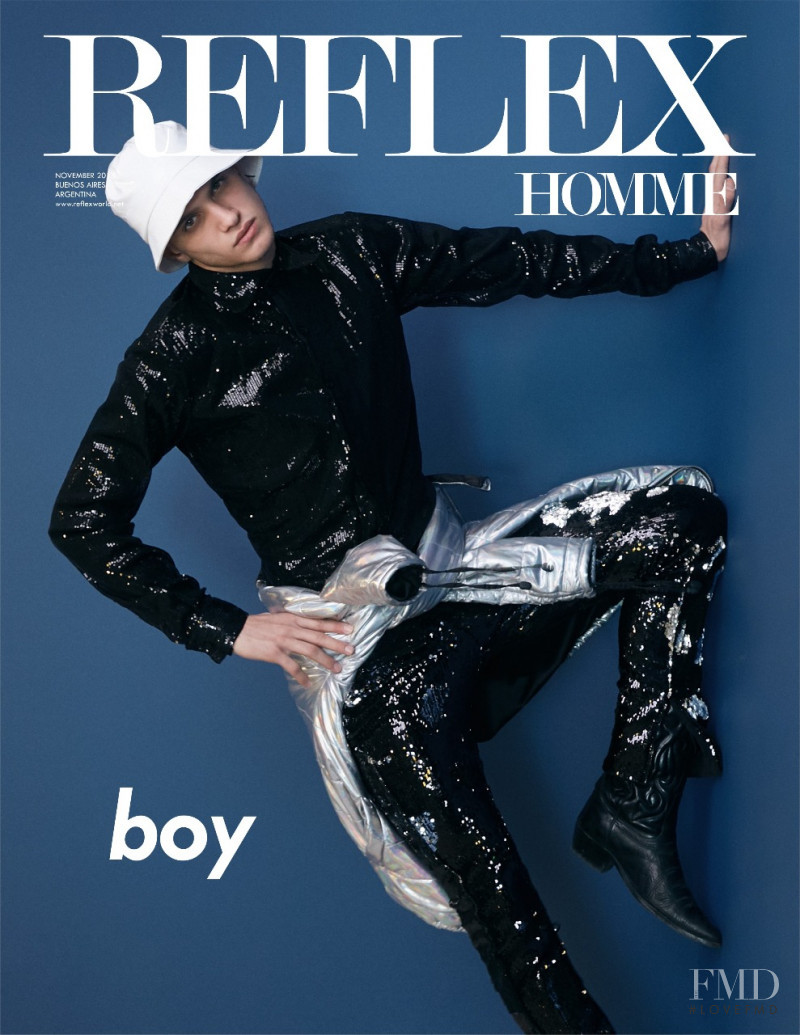 Gianluca Alessi featured on the Reflex Homme cover from November 2018