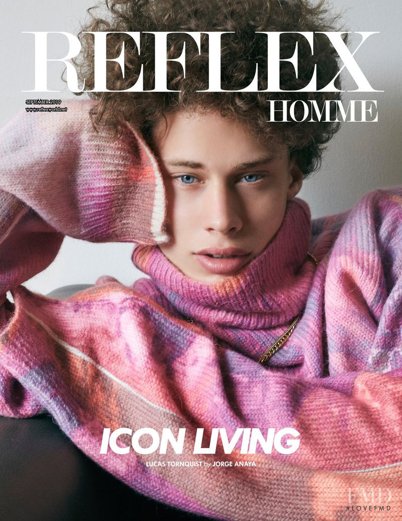 Lucas Tornquist featured on the Reflex Homme cover from September 2019