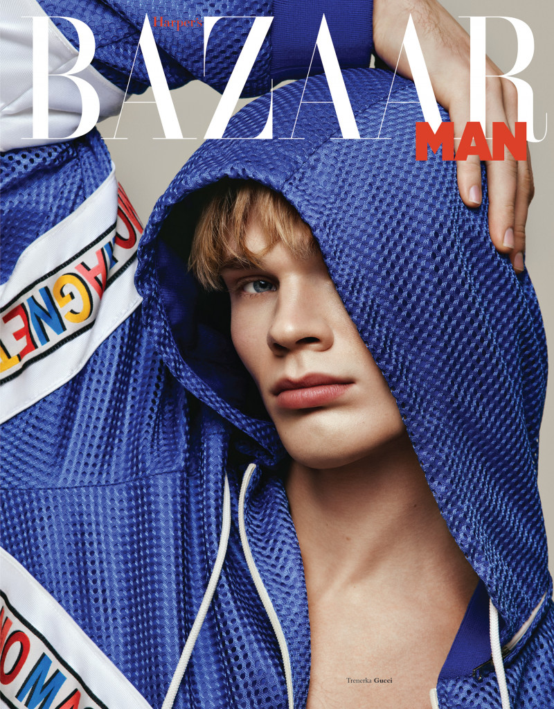 Steve Shevchenko featured on the Harper\'s Bazaar Man Serbia cover from April 2021