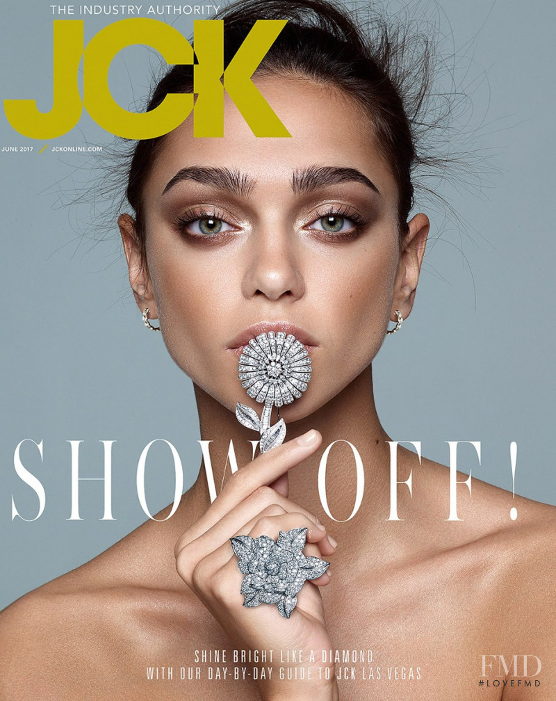 Zhenya Katava featured on the JCK cover from June 2017