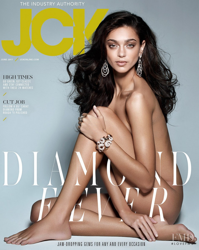 Zhenya Katava featured on the JCK cover from June 2017