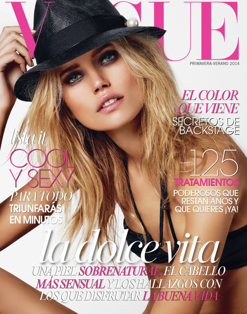 Cato van Ee featured on the Vogue Mexico cover from April 2014