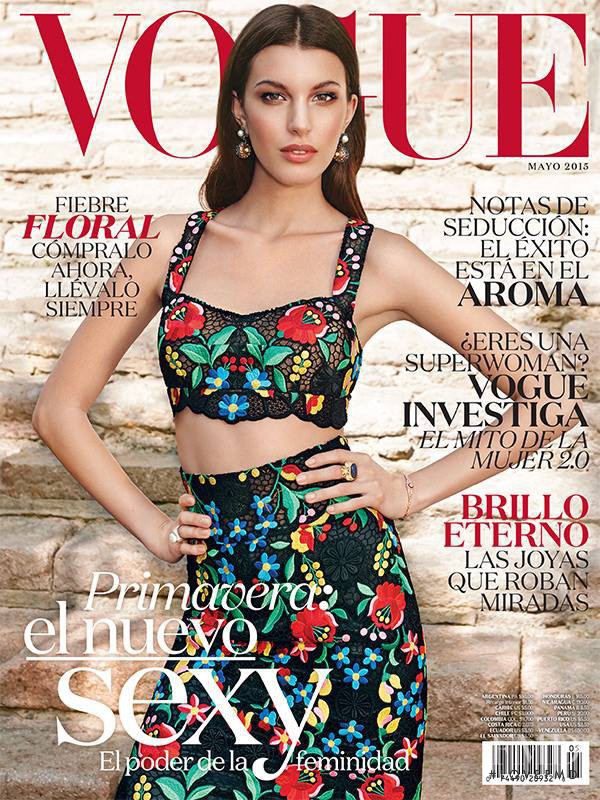 Kate King featured on the Vogue Mexico cover from May 2015