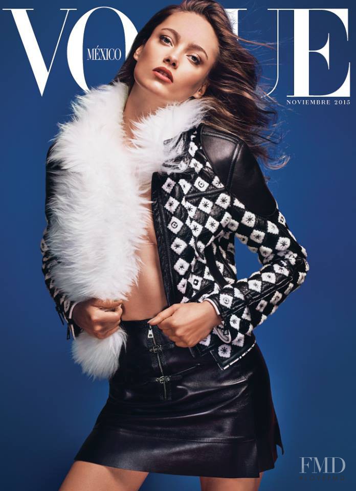 Karmen Pedaru featured on the Vogue Mexico cover from November 2015