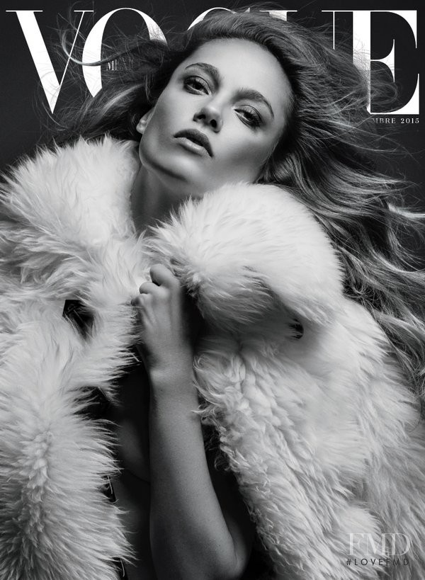 Karmen Pedaru featured on the Vogue Mexico cover from November 2015