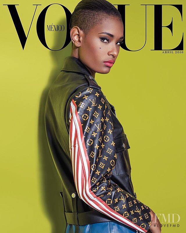 Ysaunny Brito featured on the Vogue Mexico cover from April 2016