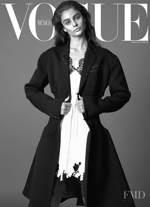 Taylor Hill featured on the Vogue Mexico cover from May 2016