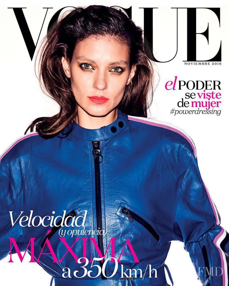 Kati Nescher featured on the Vogue Mexico cover from November 2016