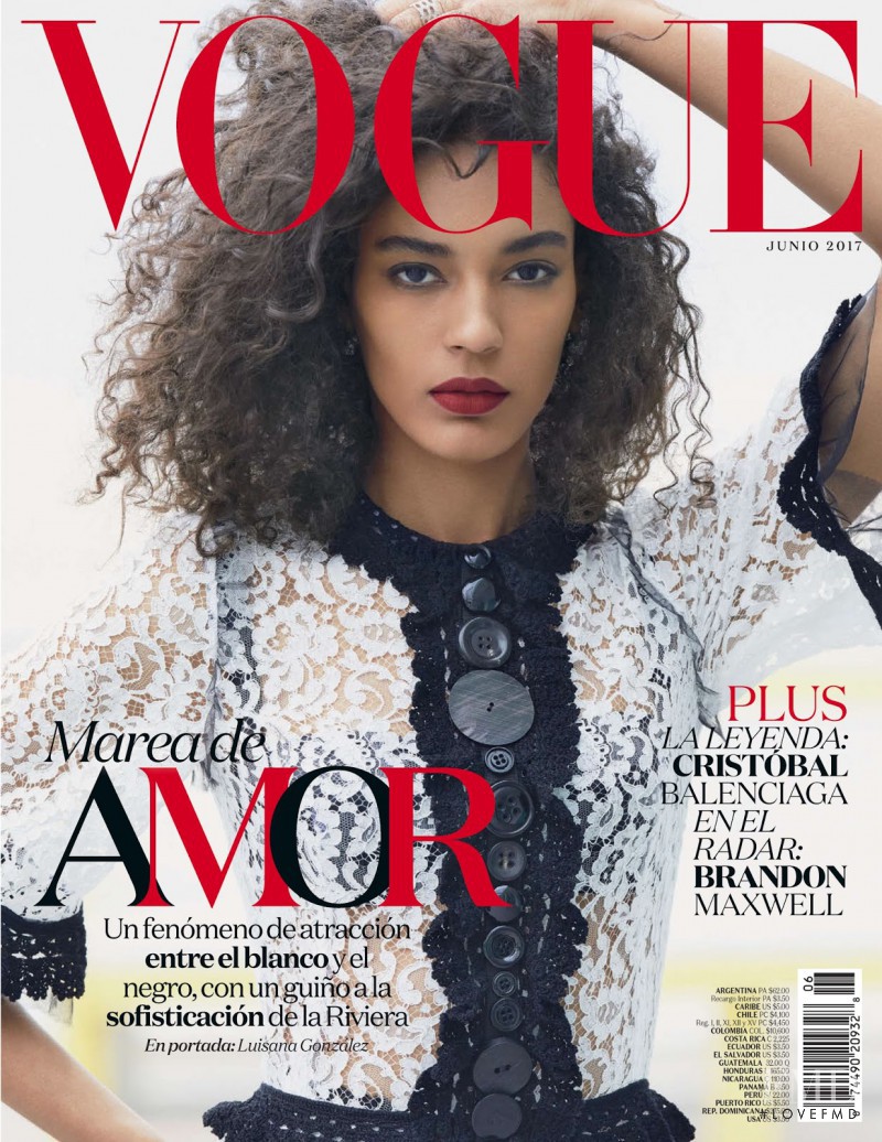 Cover of Vogue Mexico with Luisana Gonzalez, June 2017 (ID:42964 ...