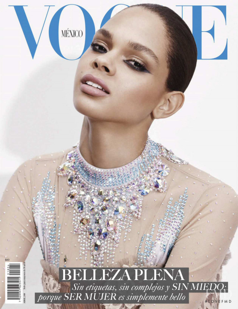 Hiandra Martinez featured on the Vogue Mexico cover from April 2018