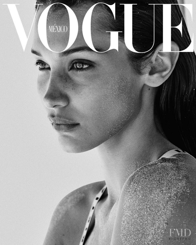 Bella Hadid featured on the Vogue Mexico cover from July 2018