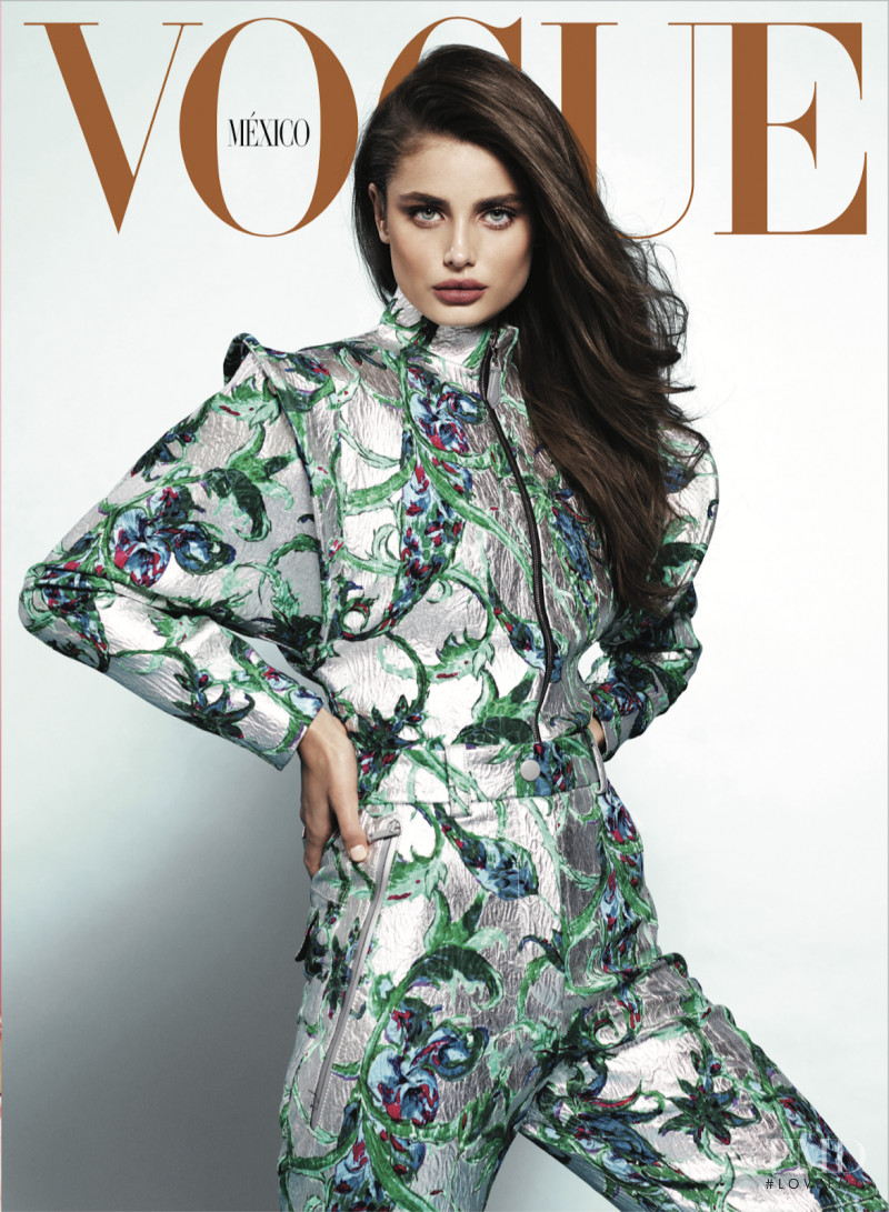 Taylor Hill featured on the Vogue Mexico cover from March 2019
