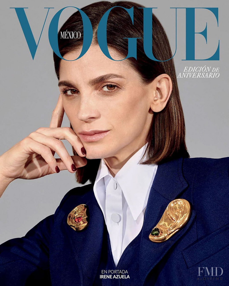 Irene Azuela  featured on the Vogue Mexico cover from October 2019