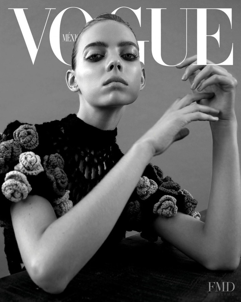 Mariana Zaragoza featured on the Vogue Mexico cover from September 2019