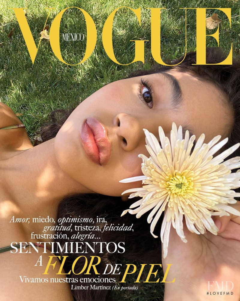 Limber Martínez featured on the Vogue Mexico cover from July 2020