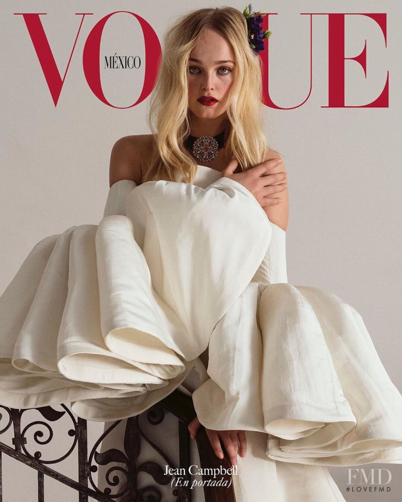 Jean Campbell featured on the Vogue Mexico cover from March 2020