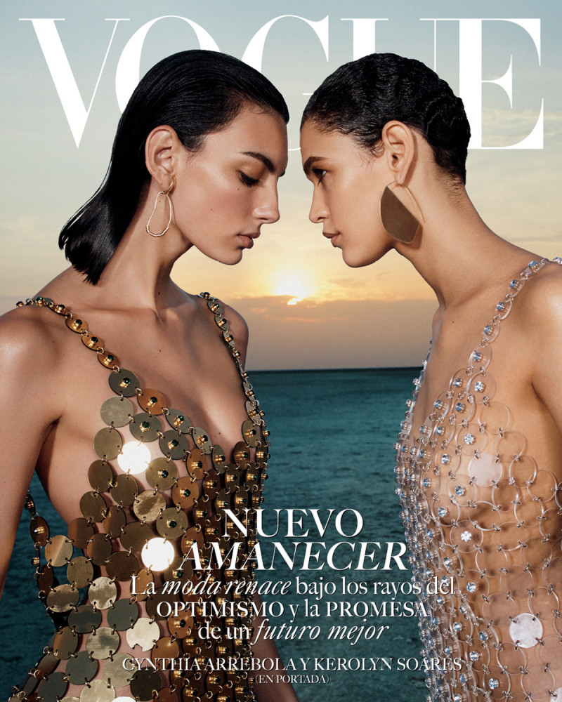 Kerolyn Soares, Cynthia Arrebola featured on the Vogue Mexico cover from September 2021