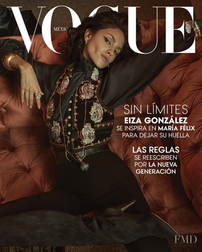 Eiza Gonzalez featured on the Vogue Mexico cover from February 2022