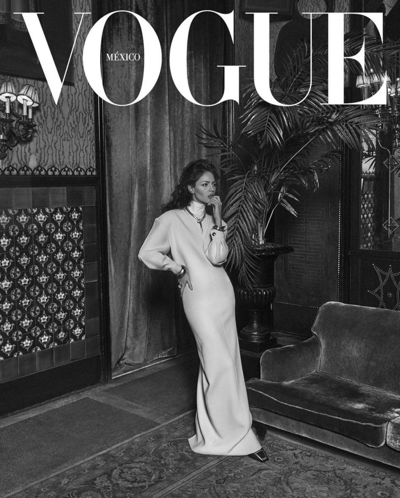 Eiza Gonzalez featured on the Vogue Mexico cover from February 2022