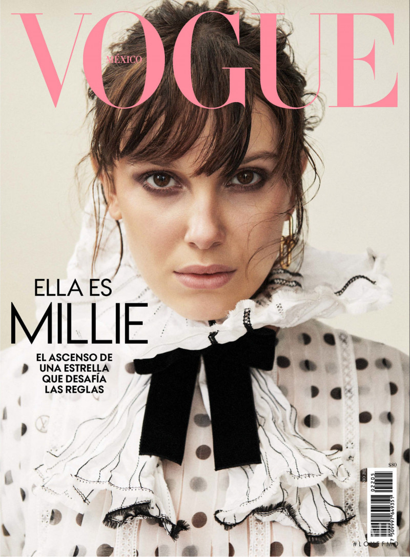 Millie Bobby Brown featured on the Vogue Mexico cover from June 2022