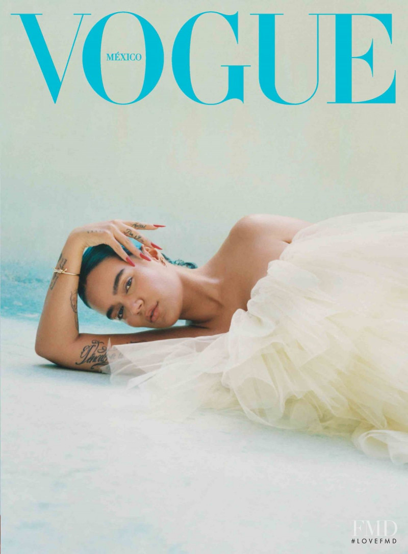 Karol G featured on the Vogue Mexico cover from March 2022