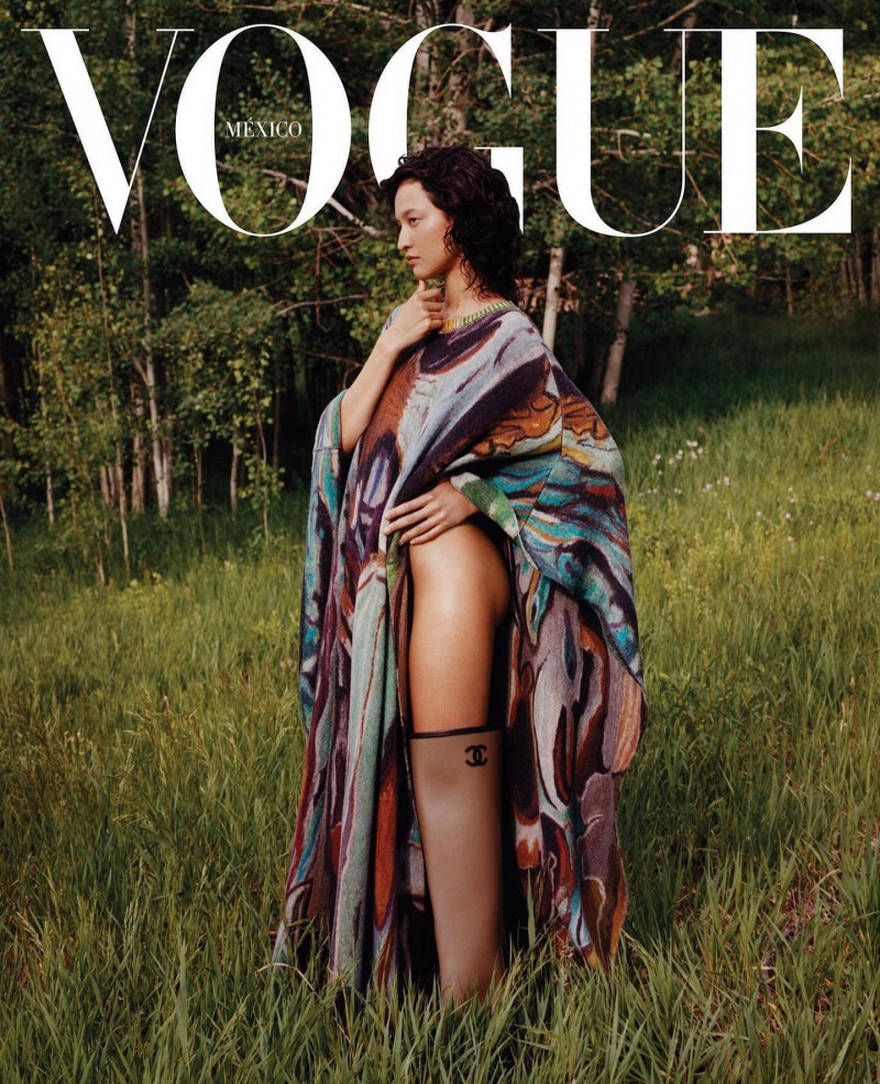America Gonzalez featured on the Vogue Mexico cover from November 2022