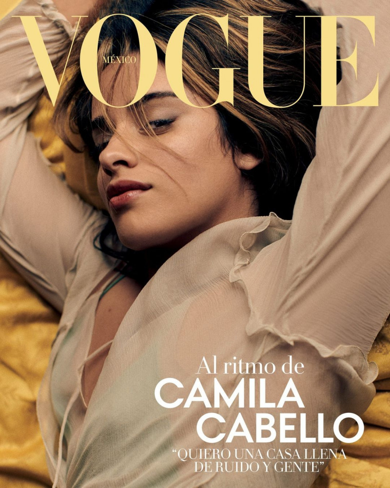 Camila Cabello featured on the Vogue Mexico cover from October 2022