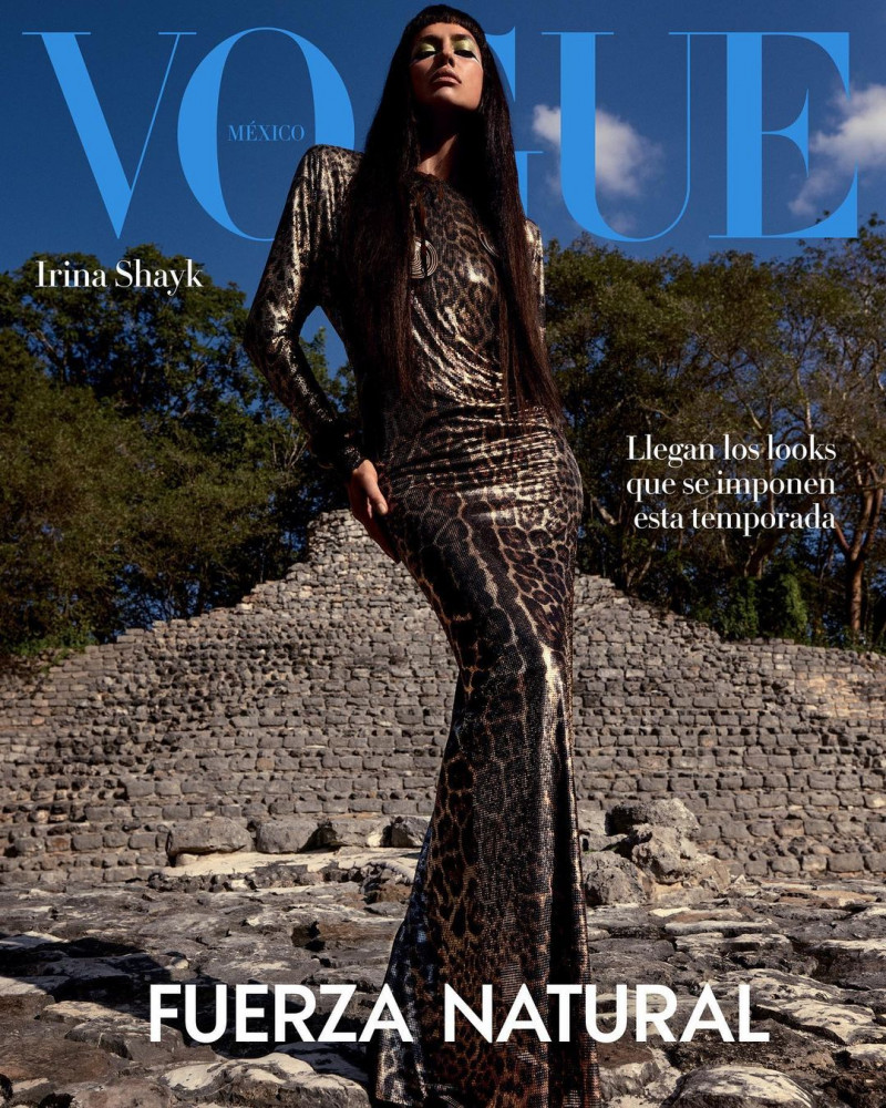 Irina Shayk featured on the Vogue Mexico cover from April 2023