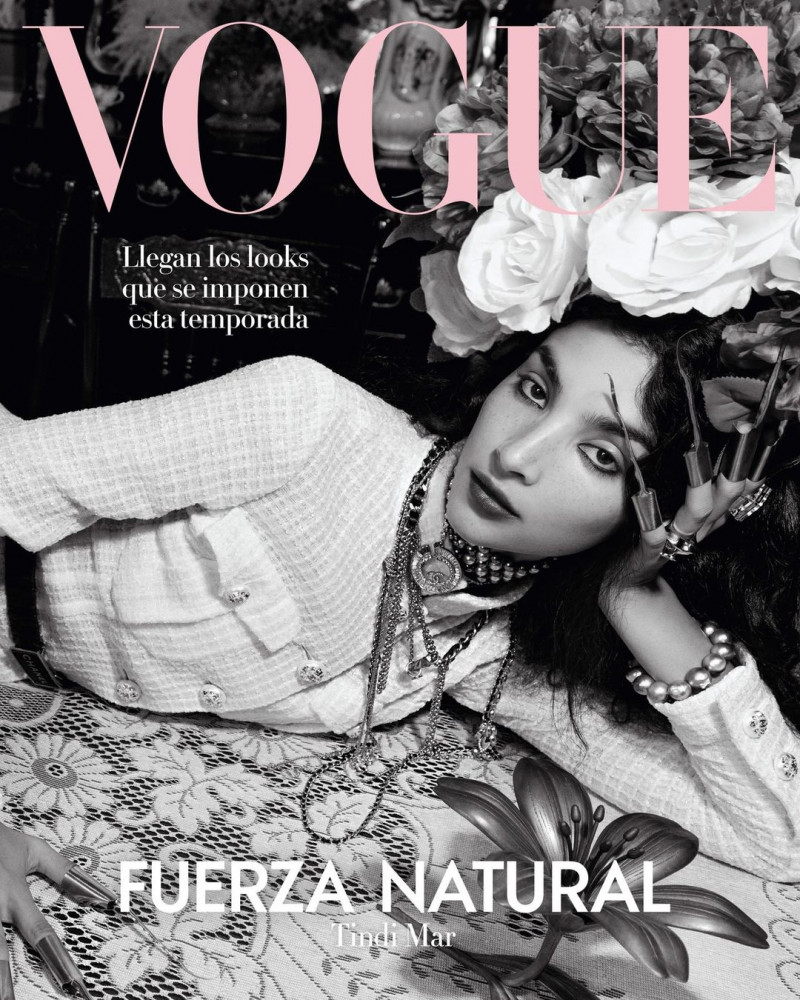 Tindi Mar featured on the Vogue Mexico cover from April 2023