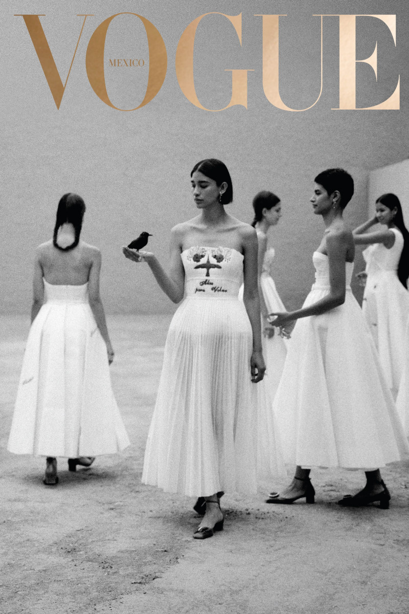 Marsella Vazquez Rea, Andi Venegas, Ivanna Mendoza, Katterine Anzures featured on the Vogue Mexico cover from November 2023