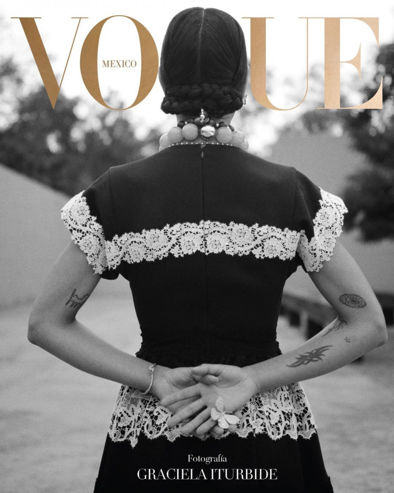 Maria Gonzalez Rojas featured on the Vogue Mexico cover from November 2023