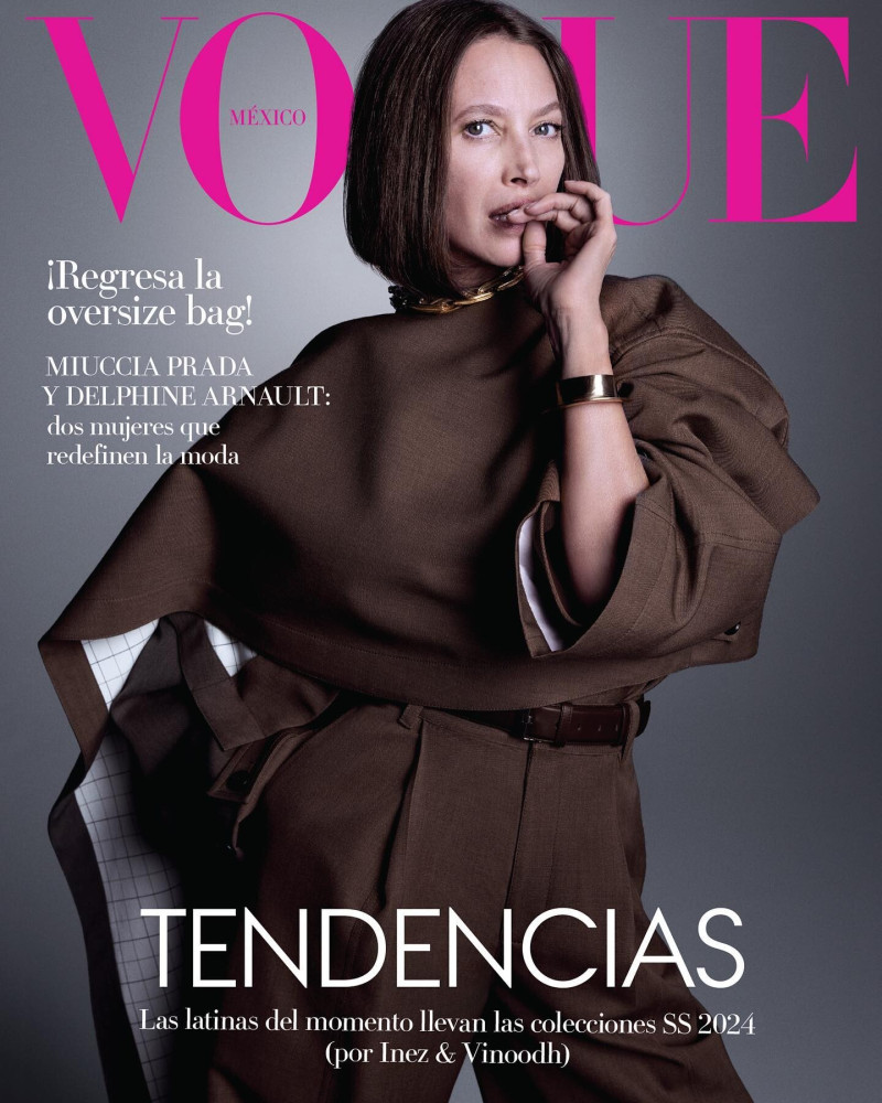 Christy Turlington featured on the Vogue Mexico cover from March 2024