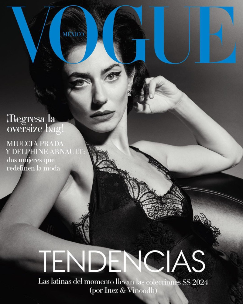 Conie Vallese featured on the Vogue Mexico cover from March 2024