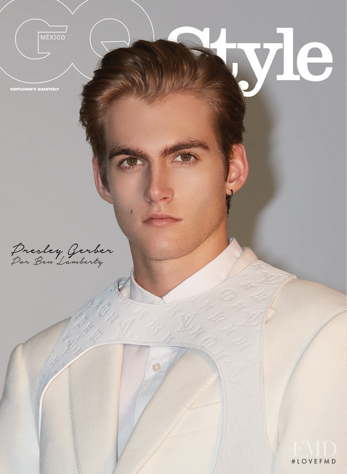 Presley Gerber featured on the GQ Style Mexico cover from April 2019