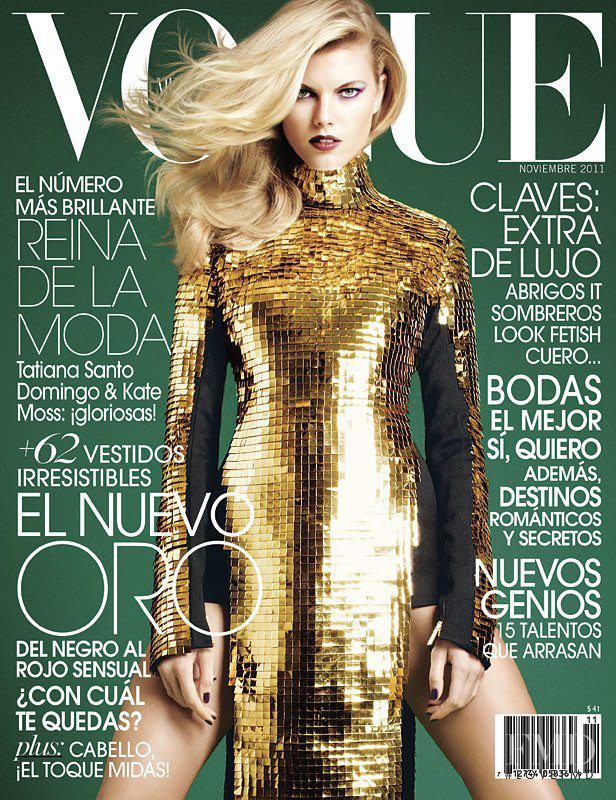 Maryna Linchuk featured on the Vogue.com.mx screen from November 2011