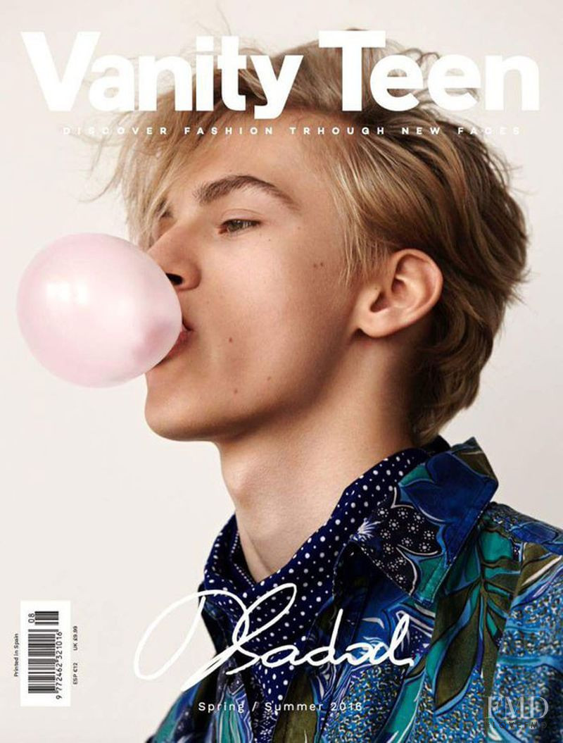 Dominik Sadoch featured on the Vanity Teen cover from March 2016