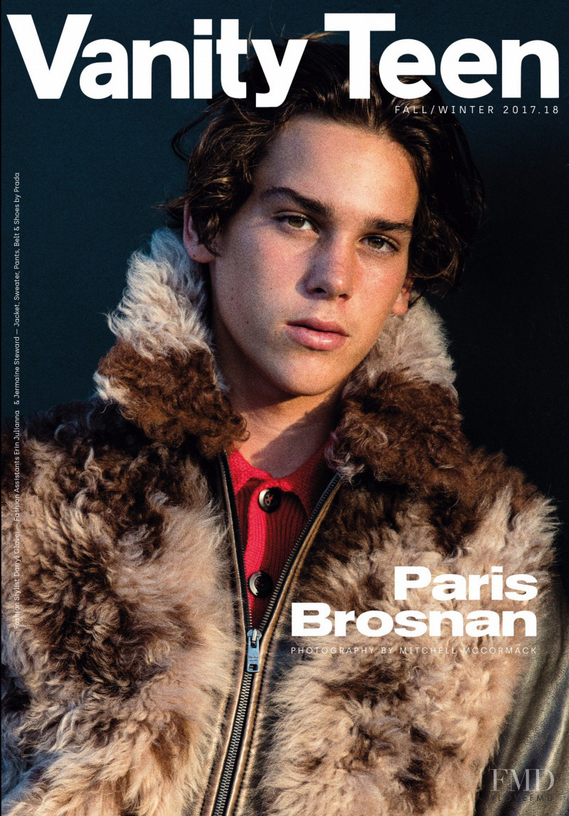 Paris Brosnan featured on the Vanity Teen cover from September 2017