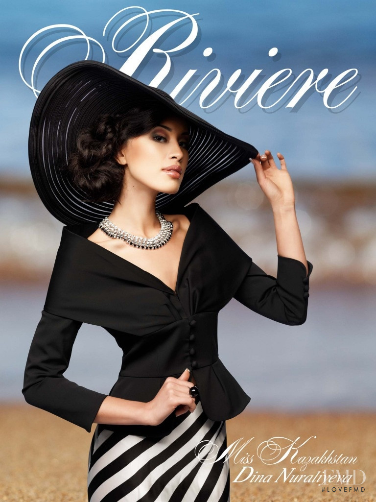 Dina Nuraliyeva featured on the Riviere cover from November 2016