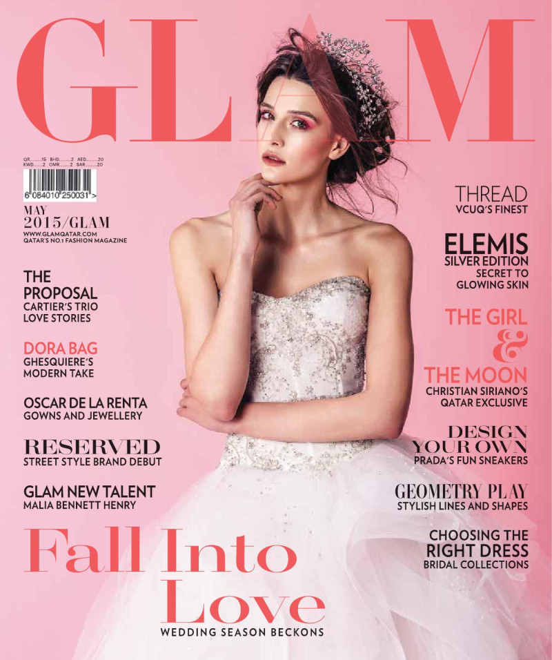  featured on the GLAM Qatar cover from May 2015